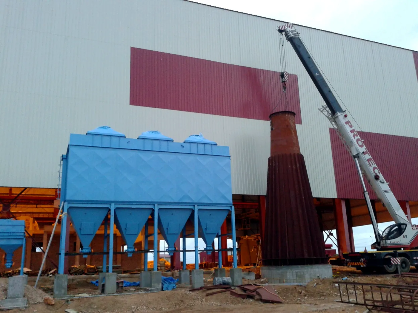 Coega Steels | Agni Steels SA fume extraction project photograph 12
