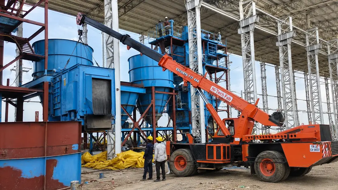 Heavy fabrication completed by Hi-Tech Fab Equipments Co.